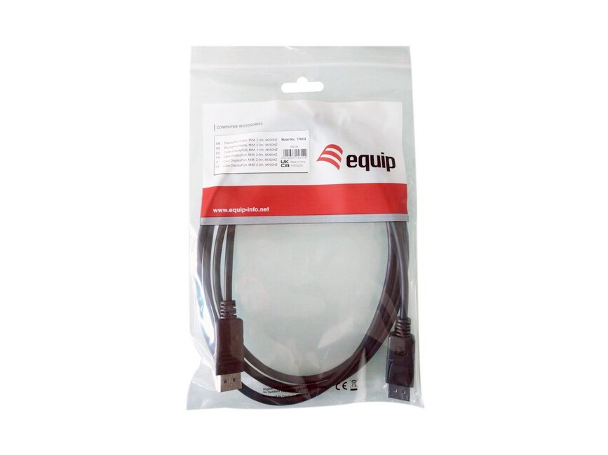 EQUIP 119333 Displayport 1.2 Kabel, 3.0m