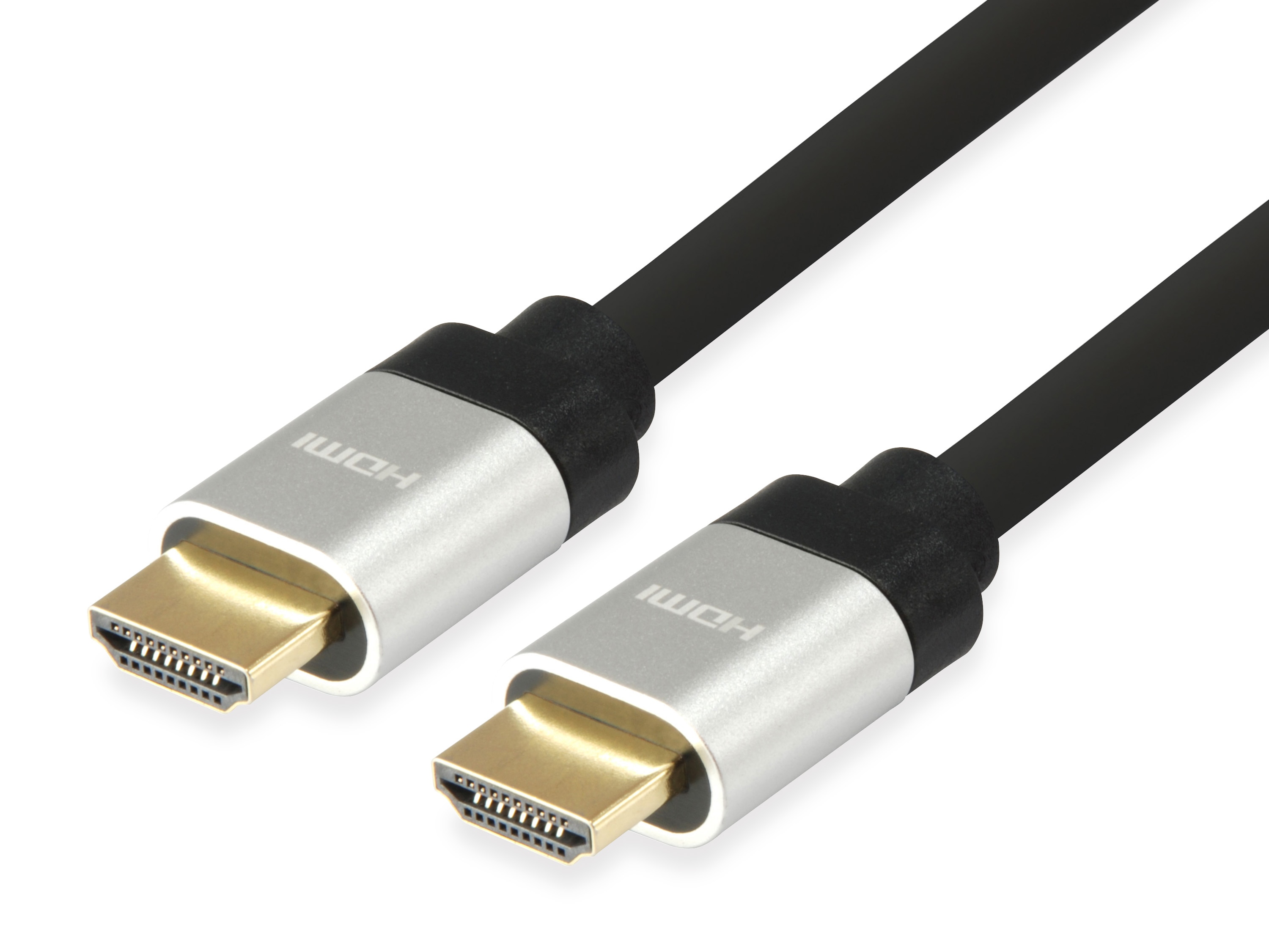 EQUIP 119340 HDMI 2.0 High Speed Kabel, Aluminiumgehäuse, 5.0m