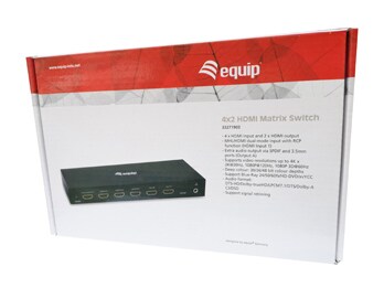 EQUIP 33271903 4x2 HDMI Matrix Switch