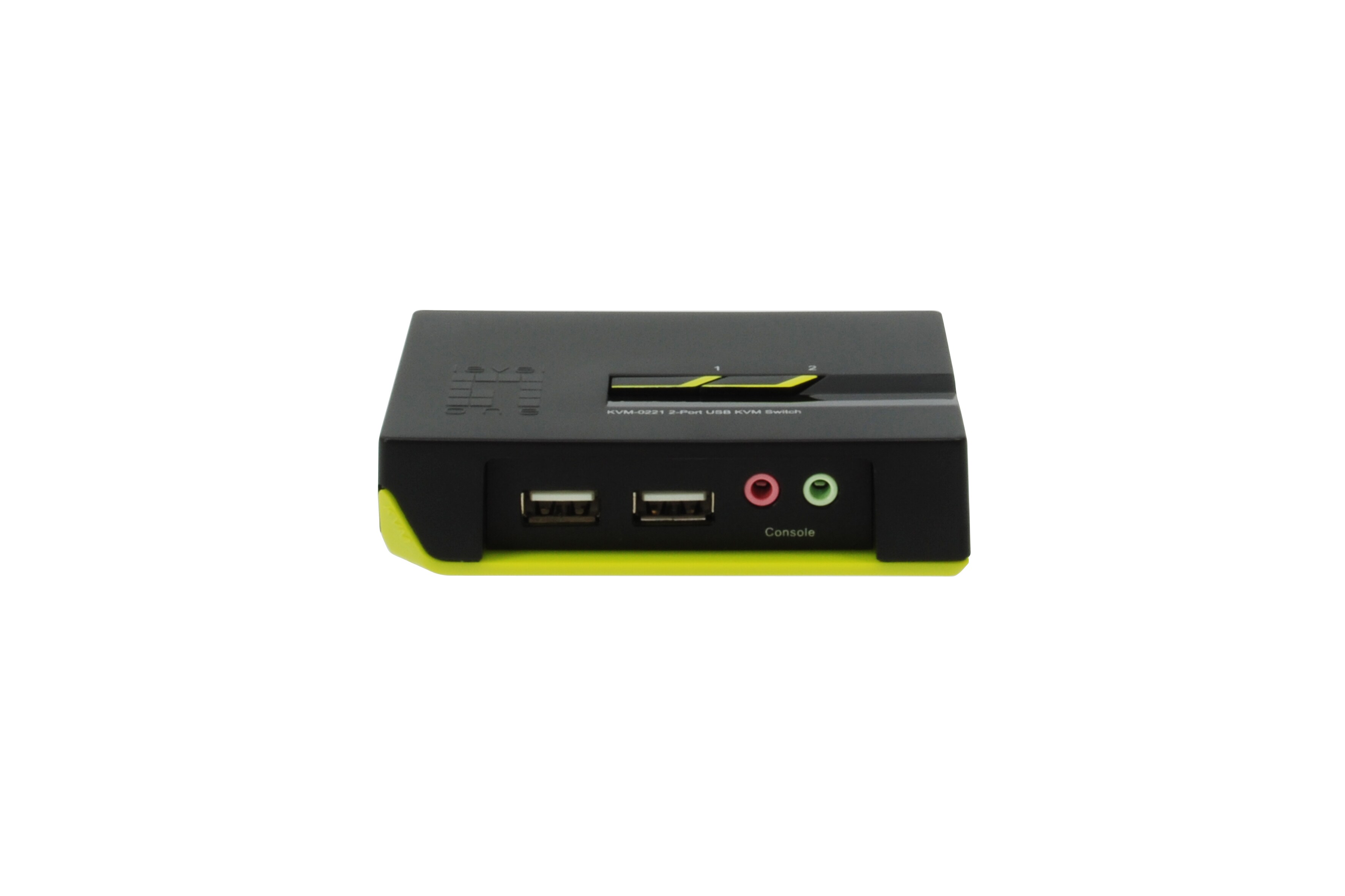 LEVELONE 2-Port USB VGA KVM Switch, audio support