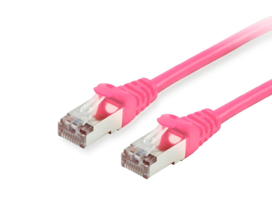 EQUIP 605587 Cat.6 S/FTP Patchkabel, 0.5m , Pink