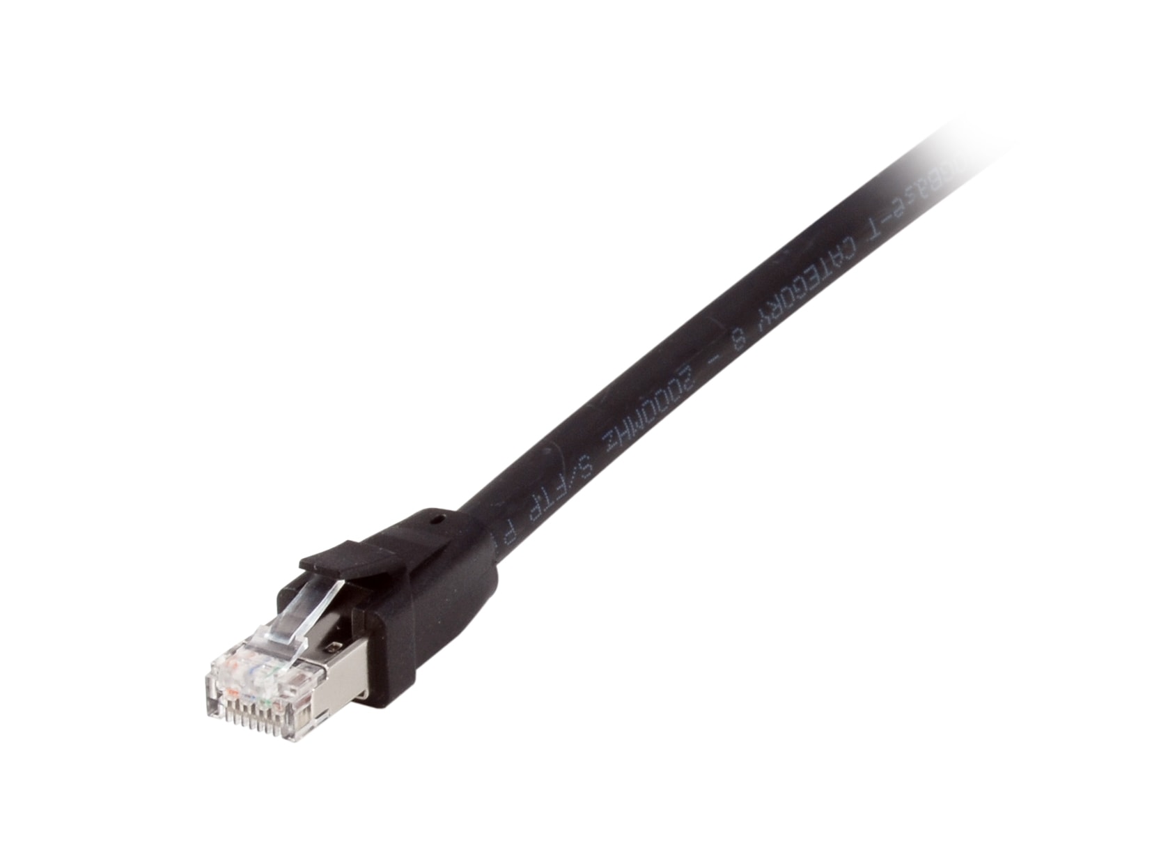 EQUIP 608050 Cat 8.1 S/FTP Patchkabel, 1.0m, Schwarz