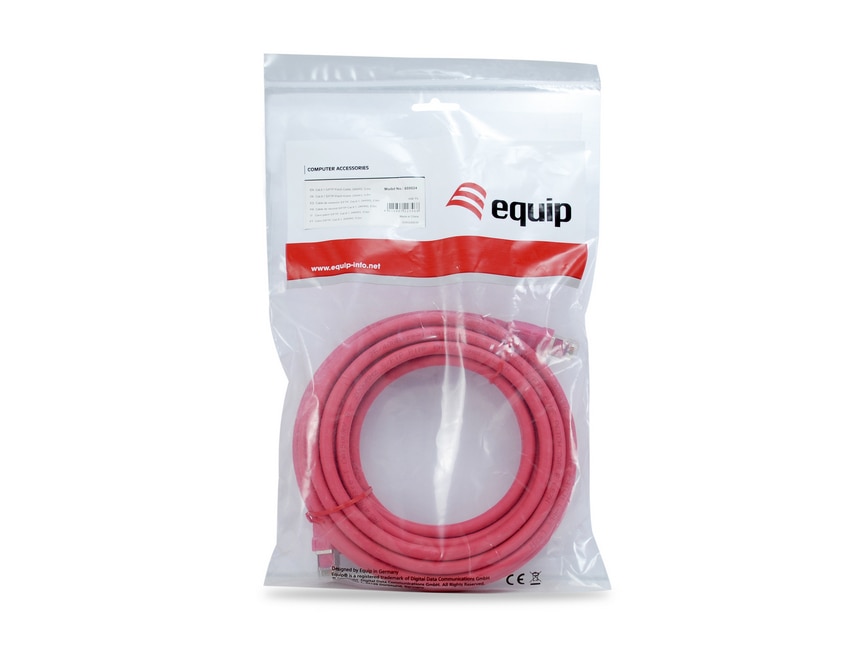 EQUIP 608020 Cat 8.1 S/FTP Patchkabel, 1.0m, Rot