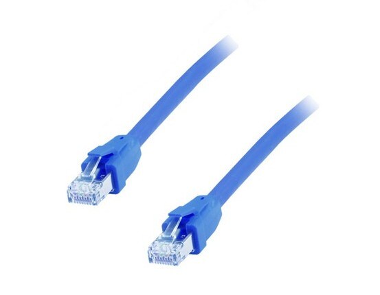 EQUIP 608037 Cat 8.1 S/FTP Patchkabel, 0.5m, Blau