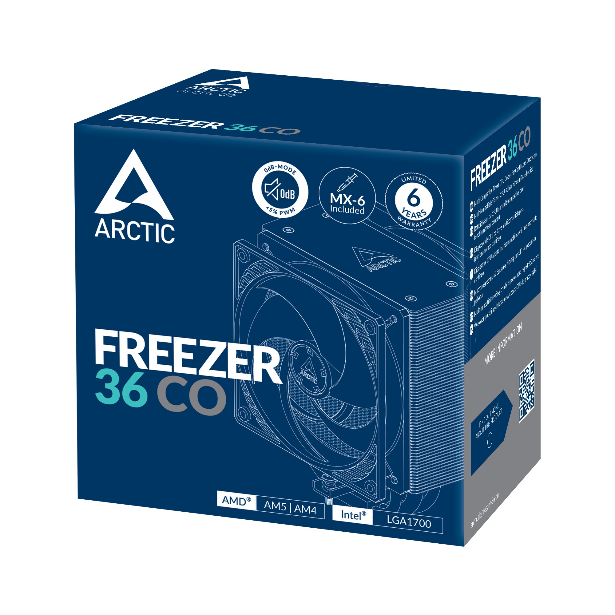 Arctic Freezer 36 CO CPU Kühler für AMD und Intel CPUs