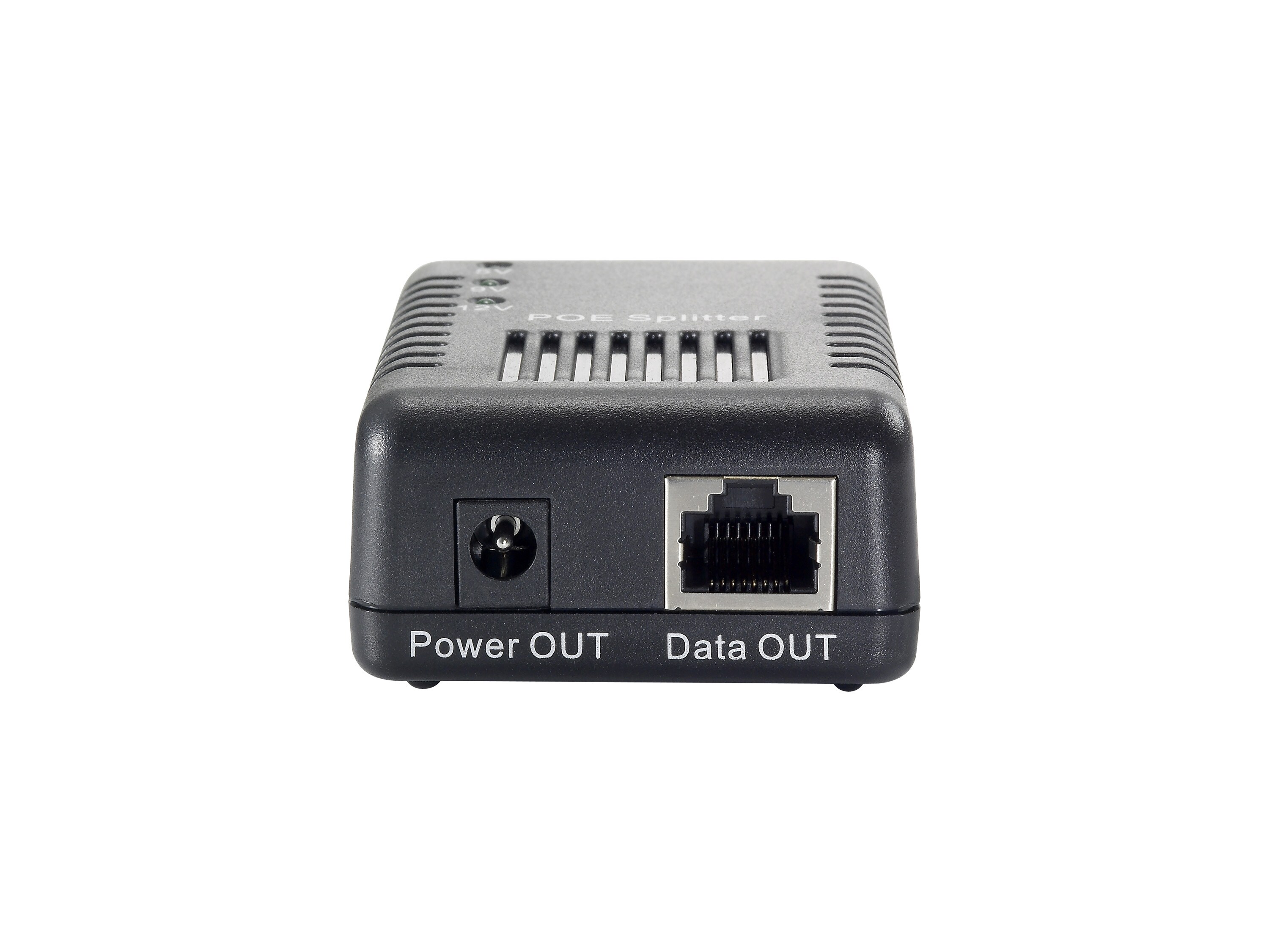 LEVELONE Fast Ethernet PoE Splitter, 802.3af PoE, 5-12V DC Ausgang