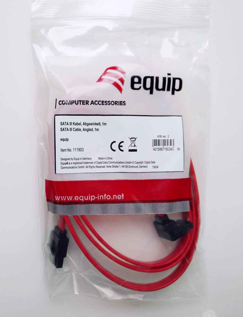 EQUIP 111900 SATA III Kabel, 0.5m