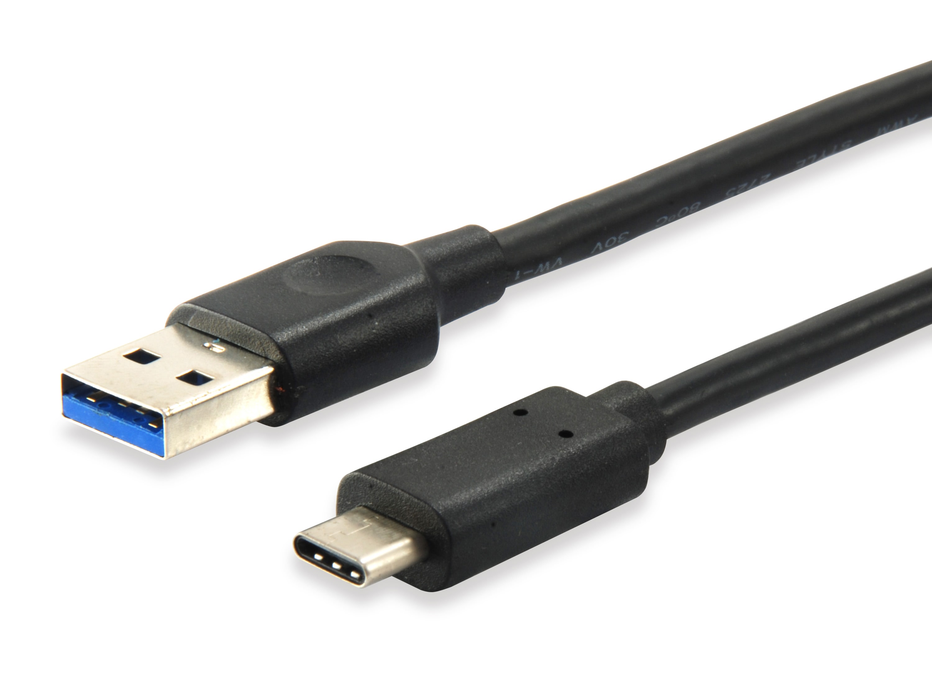 EQUIP 128343 USB 3.2 Gen 1 C auf A Kabel, M/M, 0.25m, 5Gbps, Schwarz