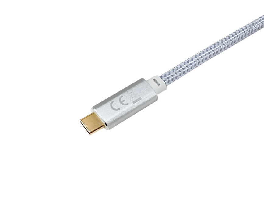 EQUIP 128358 USB 3.2 Gen 2 C-auf-C-Kabel 2,0m PD100W 4K/60Hz 10Gbps, Weiß