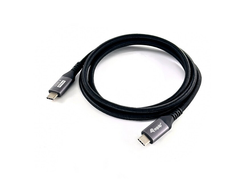 EQUIP 128381 USB 4 Gen 3 C-auf-C-Kabel, M/M, 1,2m, PD3.1 240W, 8K/60Hz, 40Gbps