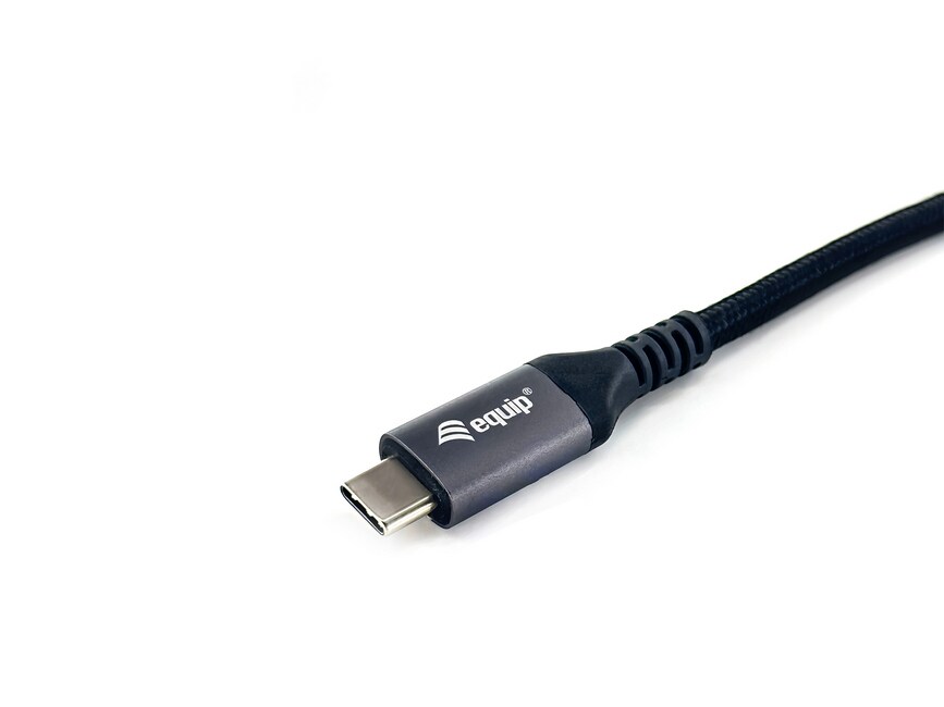 EQUIP 128381 USB 4 Gen 3 C-auf-C-Kabel, M/M, 1,2m, PD3.1 240W, 8K/60Hz, 40Gbps