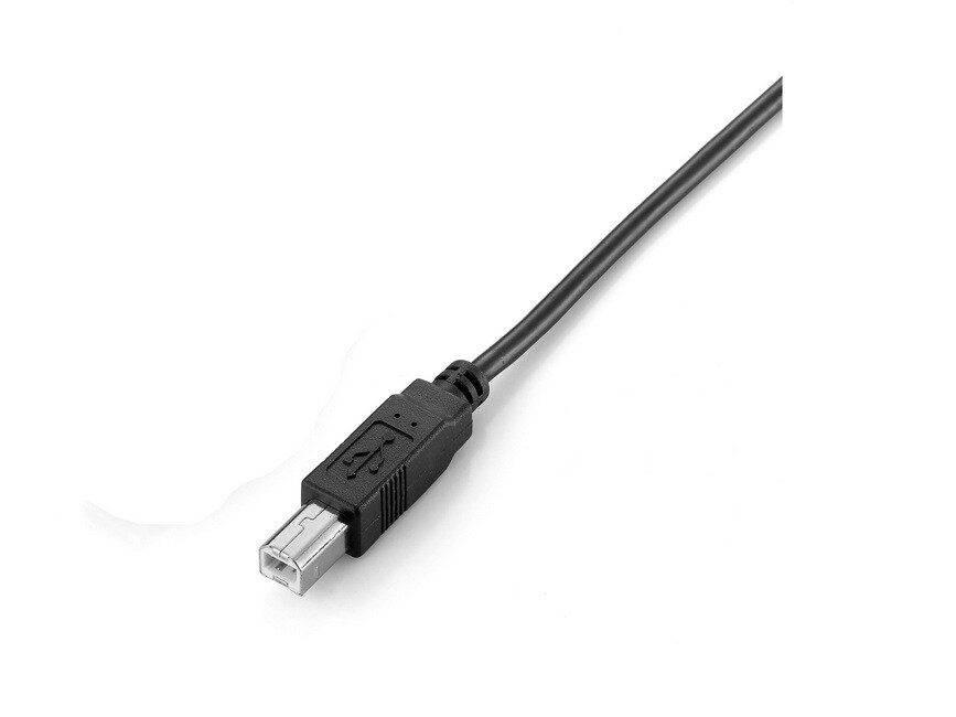 EQUIP 128862 USB 2.0 A auf B Kabel, 5.0m ,M/M, Schwarz