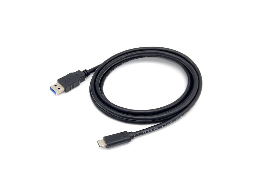 EQUIP 128344 USB 3.2 Gen 1 A auf C Kabel, M/M, 2.0m, 5Gbps, Schwarz