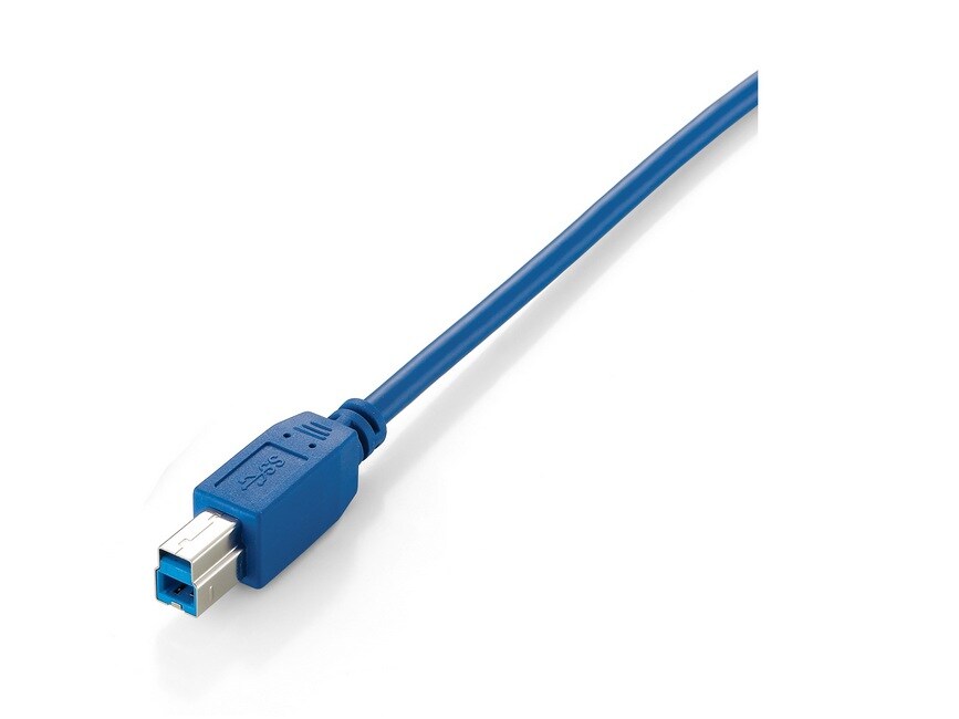 EQUIP 128293 USB 3.0 A aufB Kabel, M/M, 3.0m , Blue