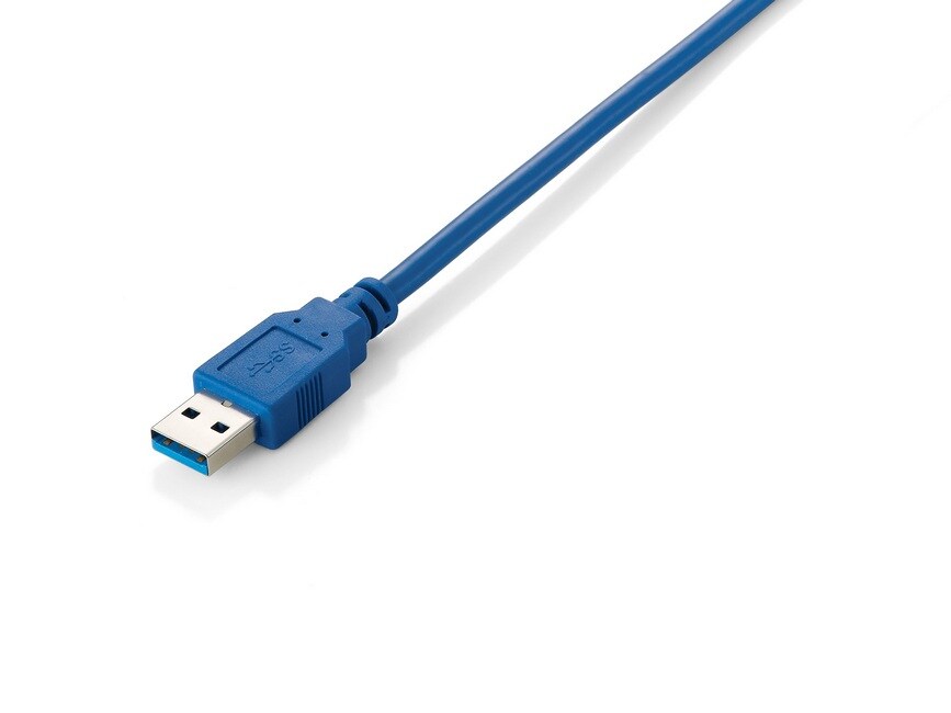 EQUIP 128293 USB 3.0 A aufB Kabel, M/M, 3.0m , Blue