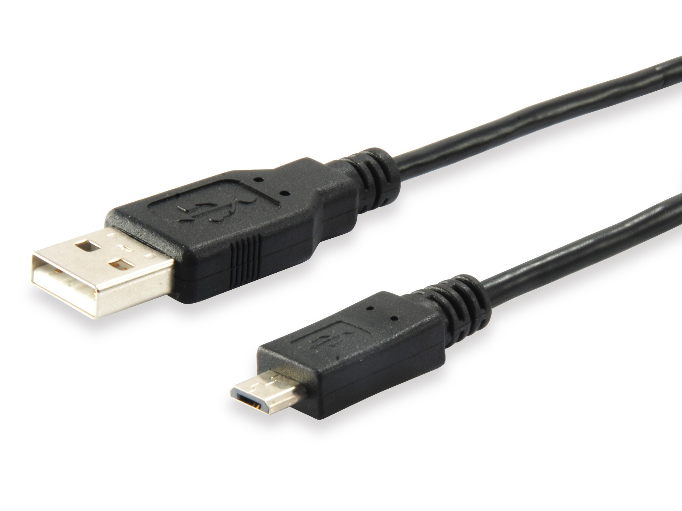 EQUIP 128596 USB 2.0 A auf Micro-B Kabel, 1.0m , Black