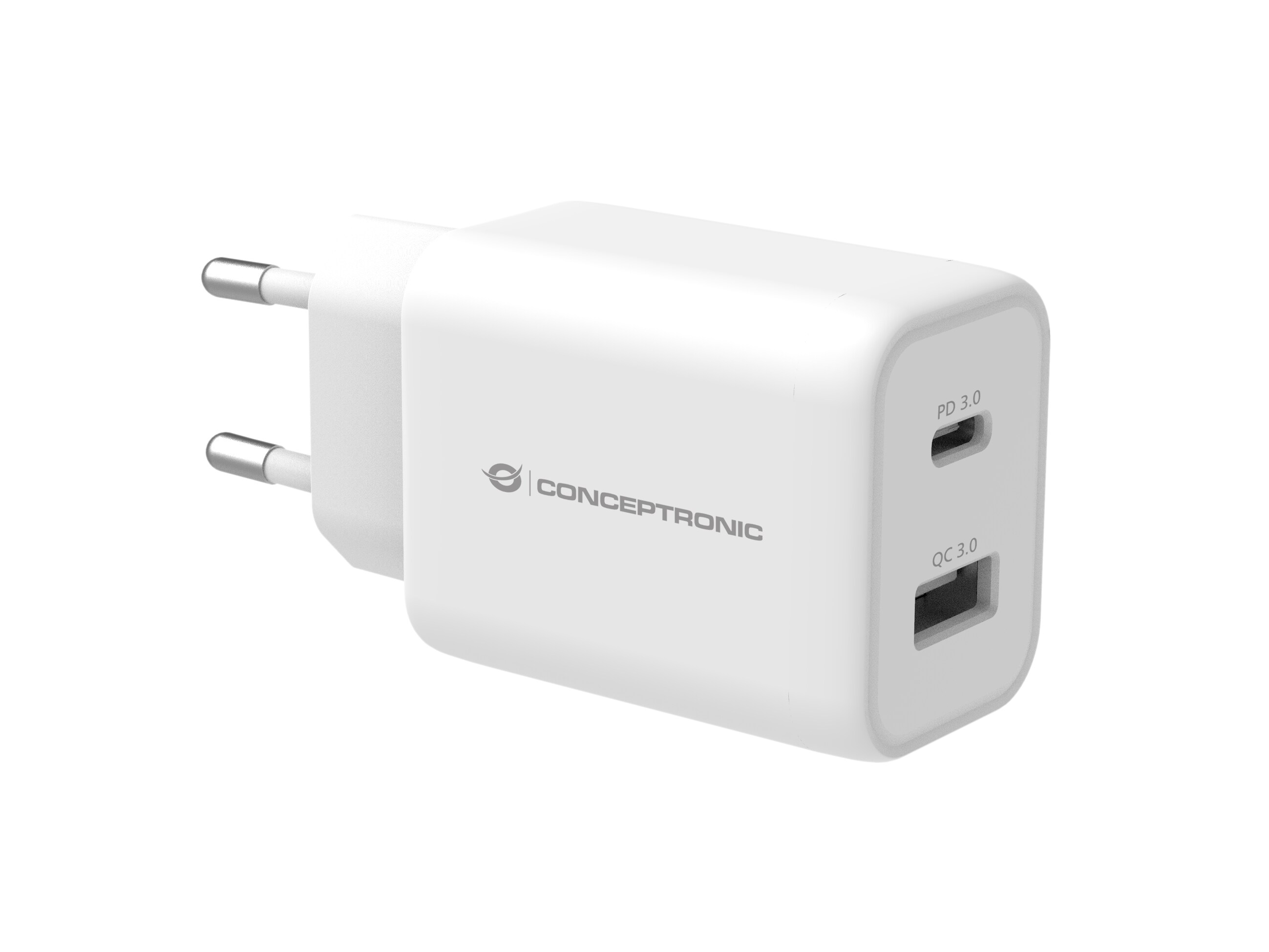 Conceptronic ALTHEA11W 2-Port 33W USB PD-PPS-Ladegerät, QC 3.0