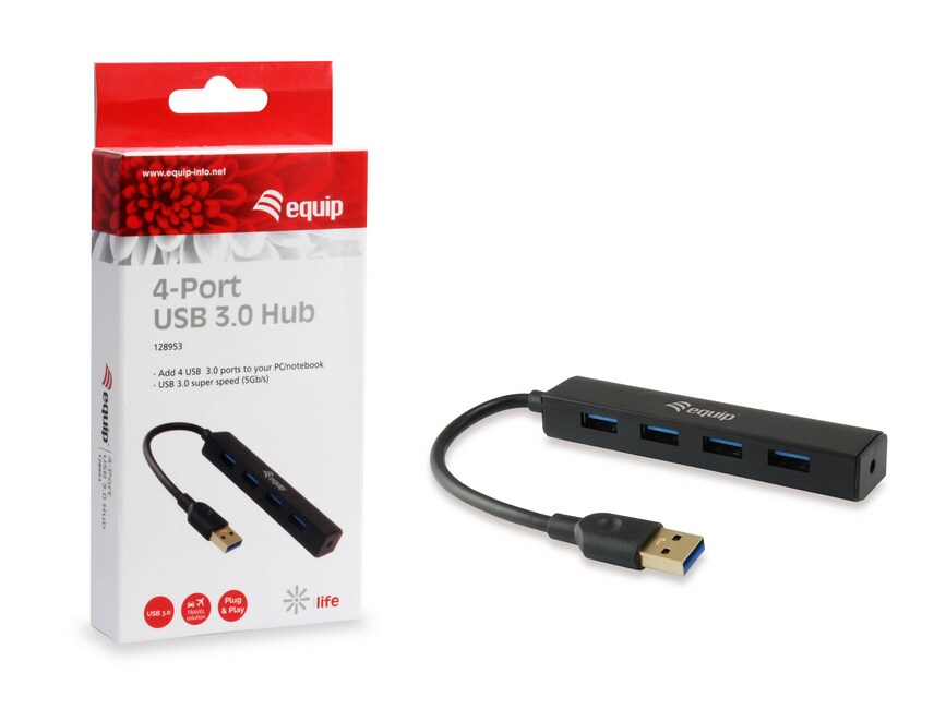 EQUIP 128953 4-Port-USB-3.2 Gen 1-Hub