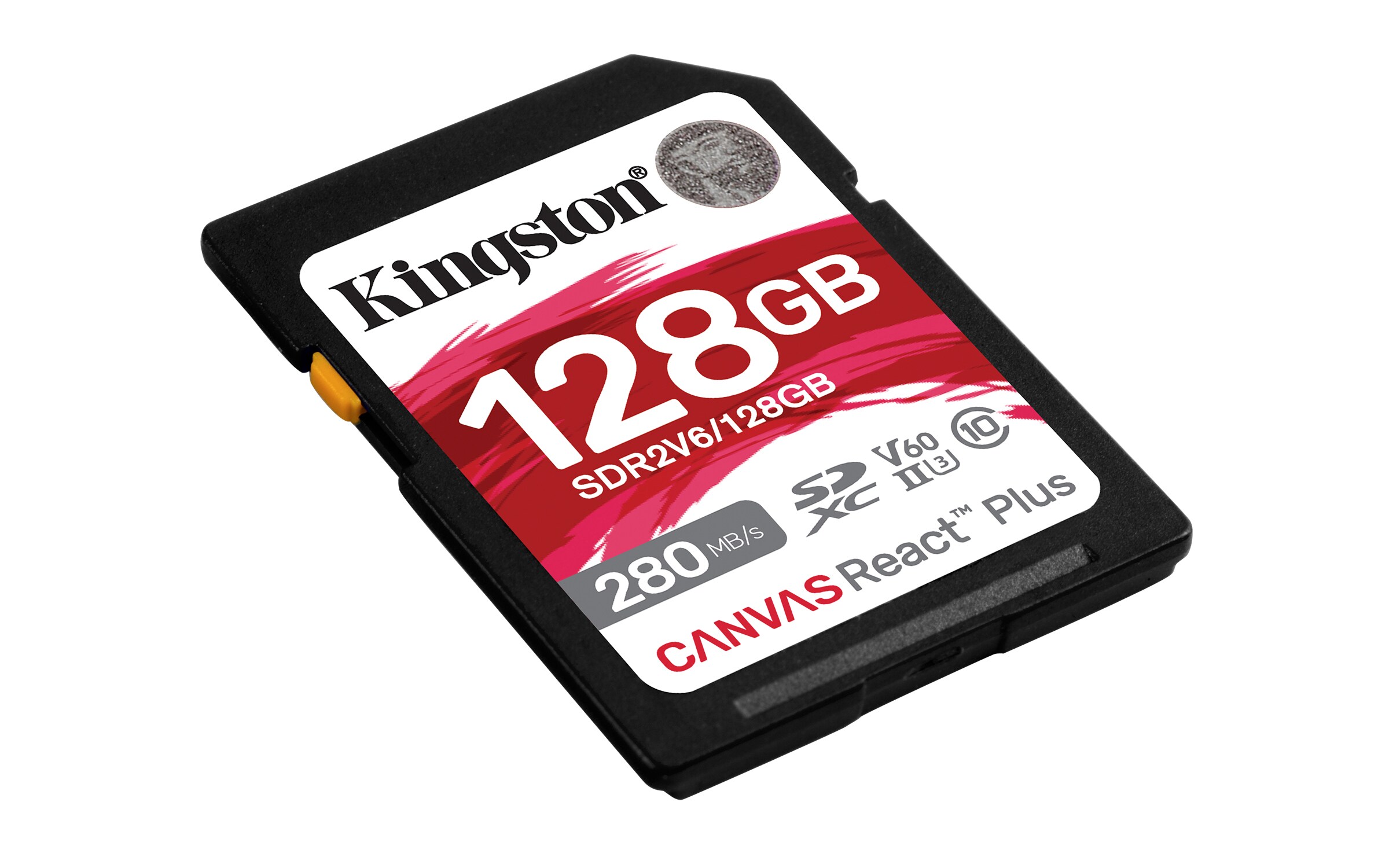 Kingston Canvas React Plus V60 128GB SD Speicherkarte 4K-UHS-II