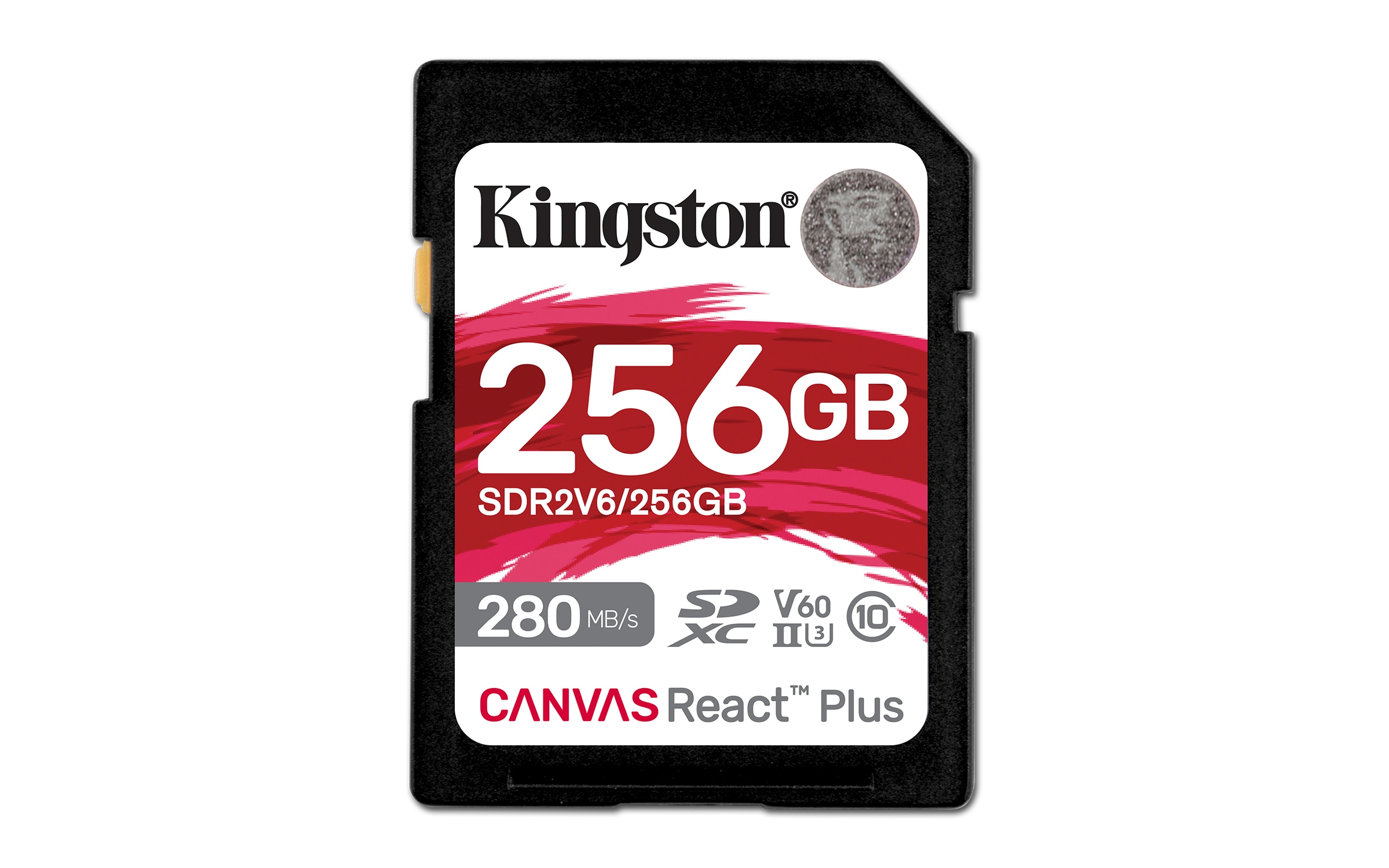 Kingston Canvas React Plus V60 256GB SDXC Speicherkarte 4K-UHS-II