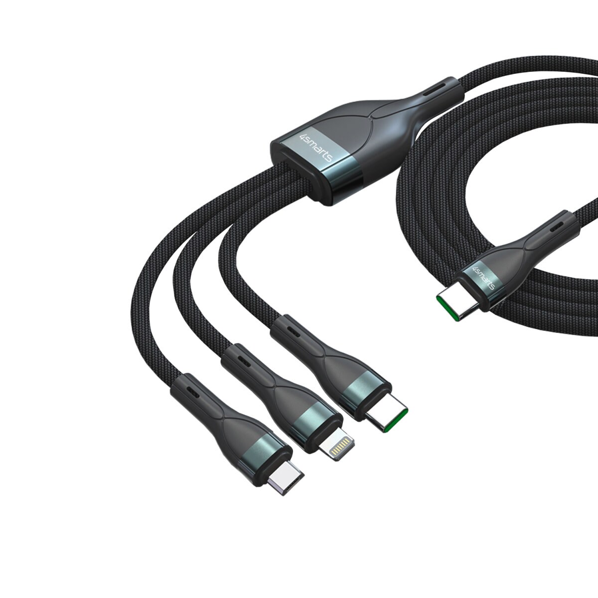 4smarts USB-C PremiumCord Multi 60W 1,5m - schwarz