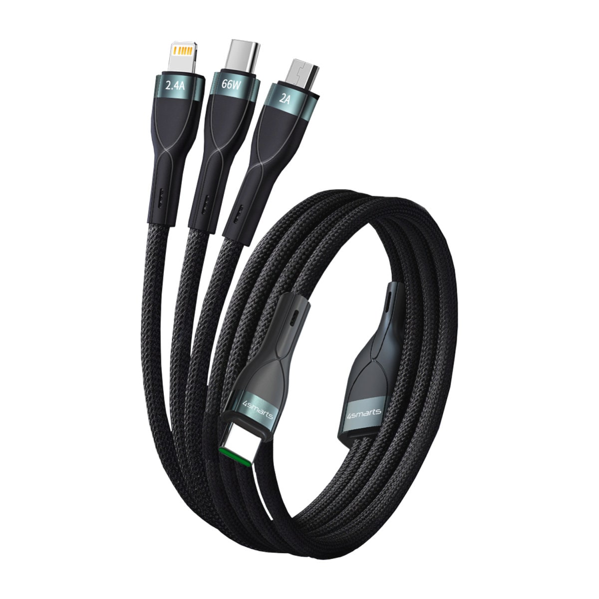 4smarts USB-C PremiumCord Multi 60W 1,5m - schwarz