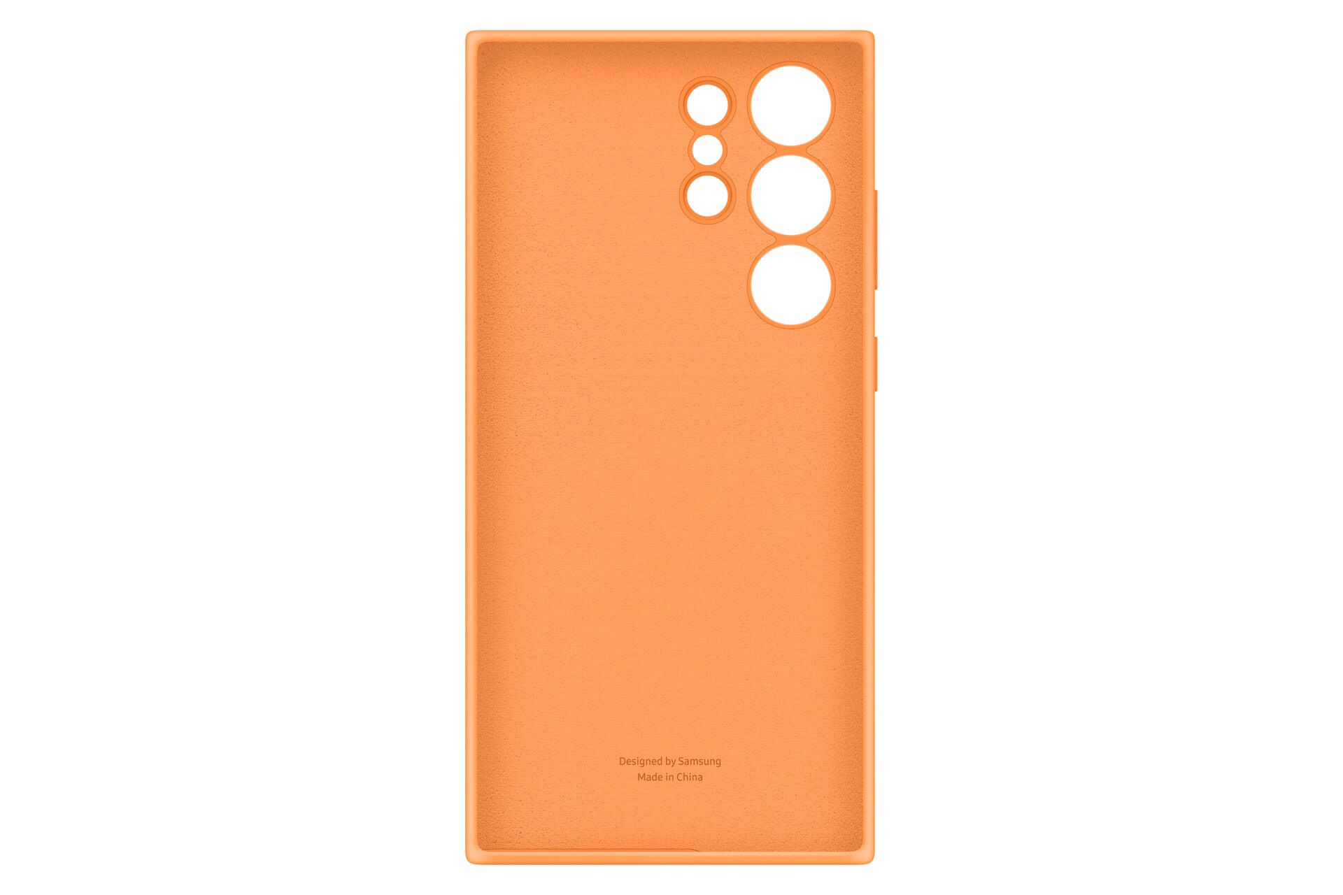 Samsung Silicone Case für Galaxy S23 Ultra, Orange