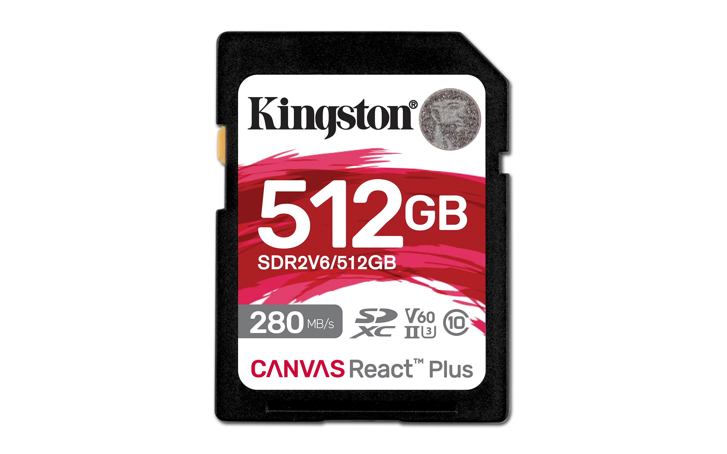 Kingston Canvas React Plus V60 512GB SDXC Speicherkarte 4K-UHS-II