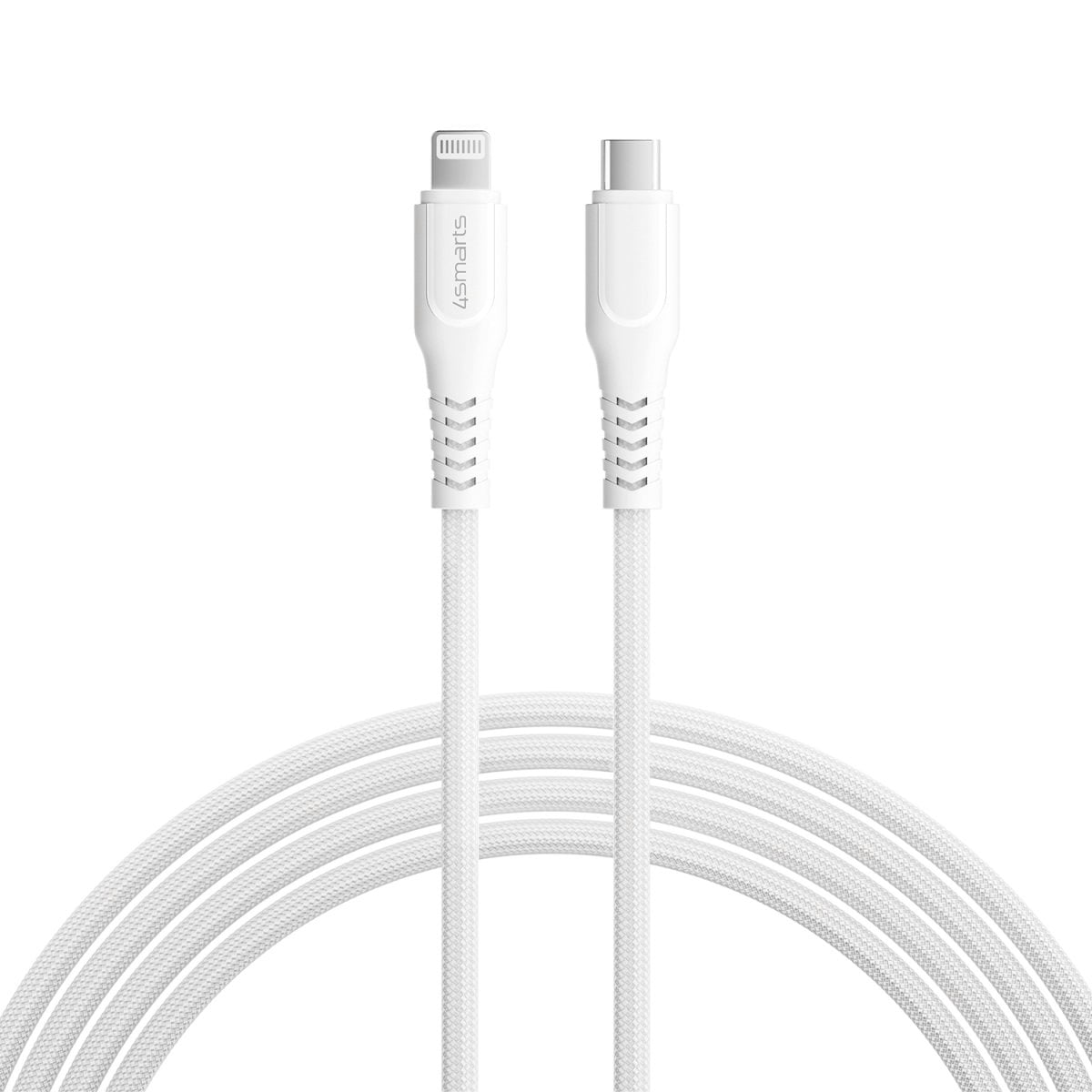 4smarts USB-C auf Lightning Kabel RapidCord PD 30W 1,5m - weiß