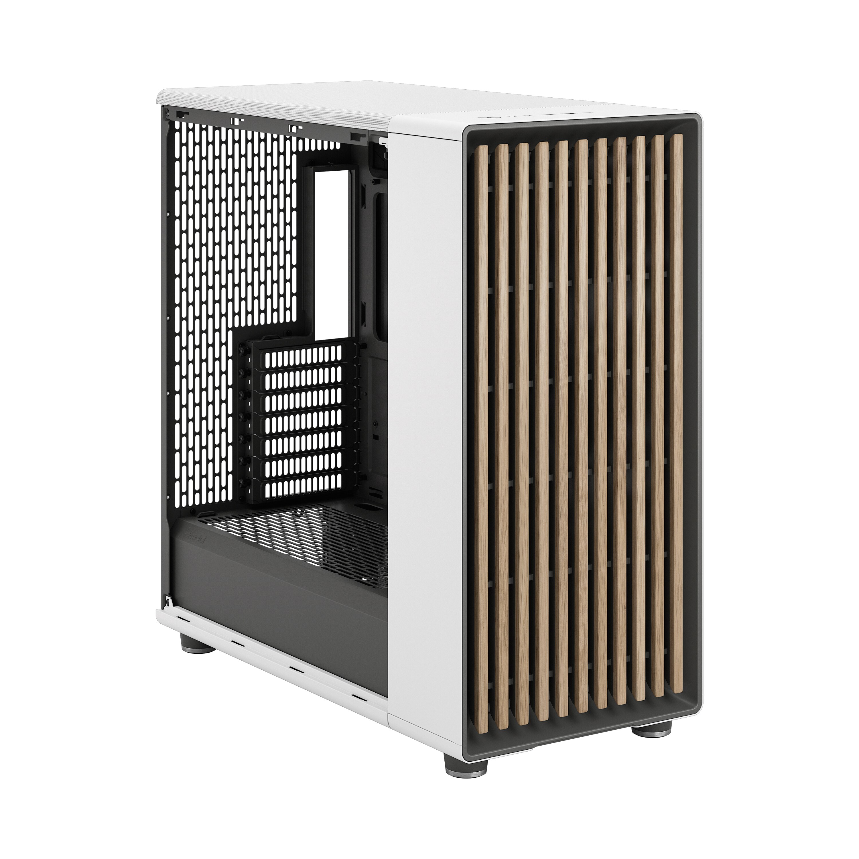 Fractal Design North XL Chalk White Gaming Gehäuse Mesh Seitenfenster