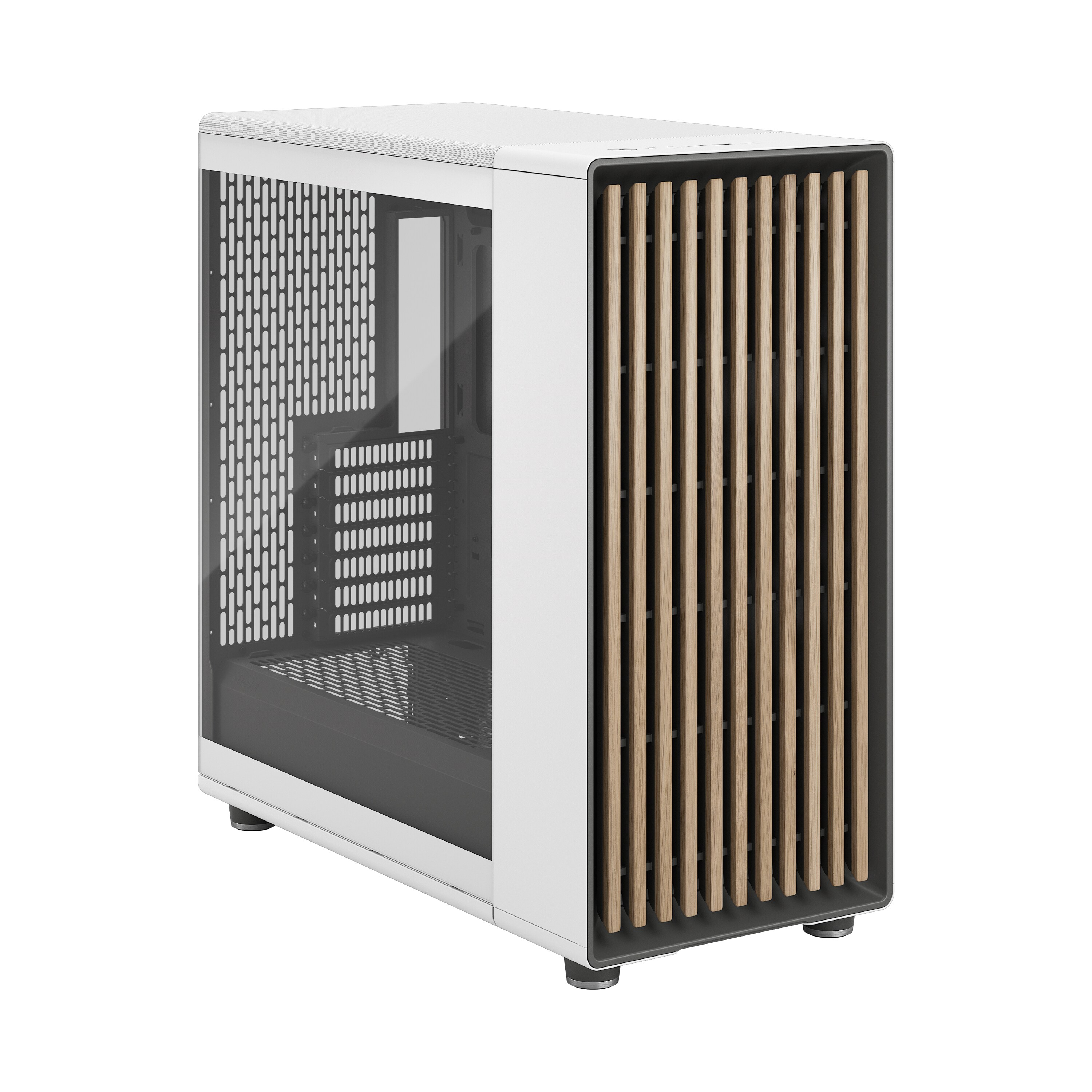 Fractal Design North XL Chalk White Gaming Gehäuse TG Clear Seitenfenster