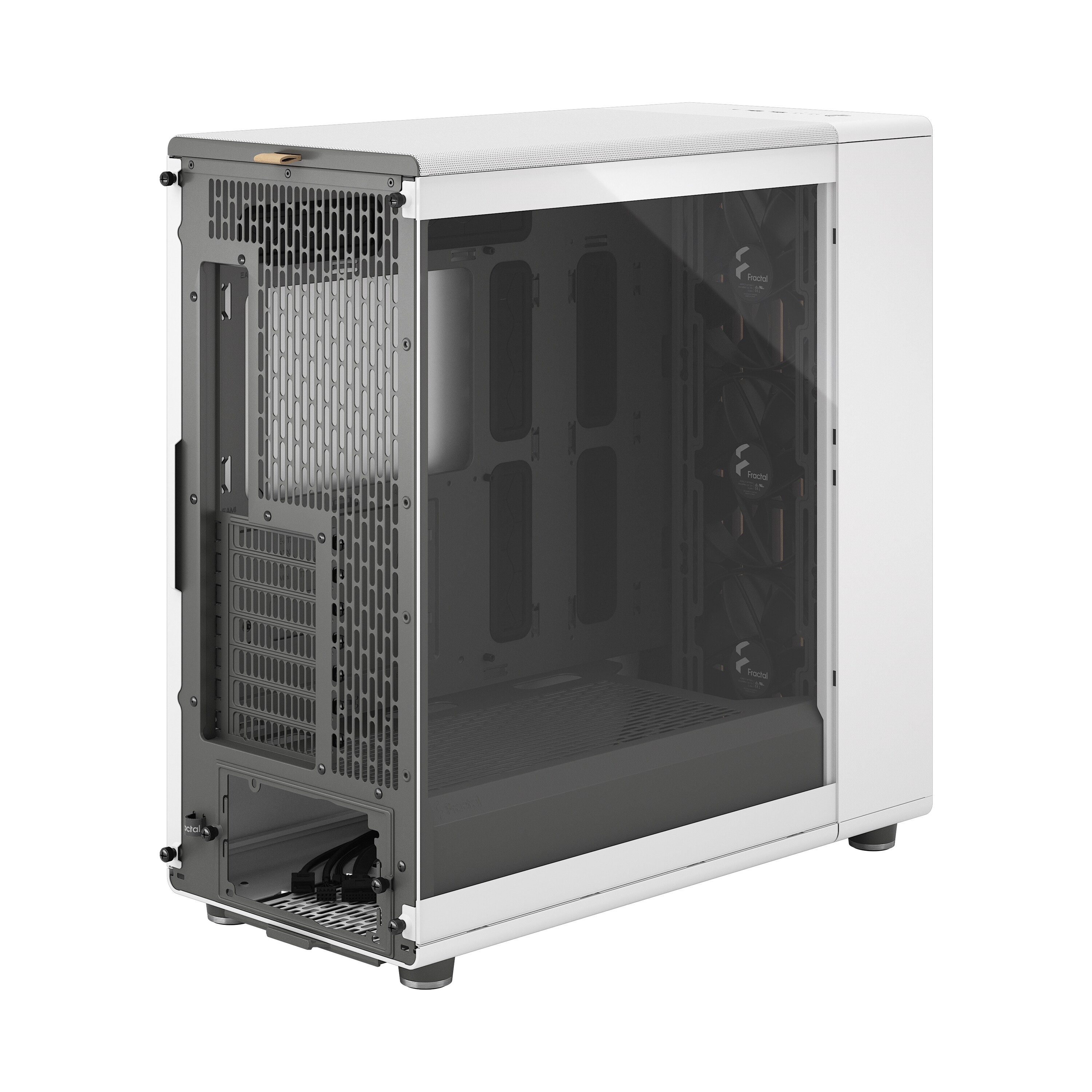 Fractal Design North XL Chalk White Gaming Gehäuse TG Clear Seitenfenster