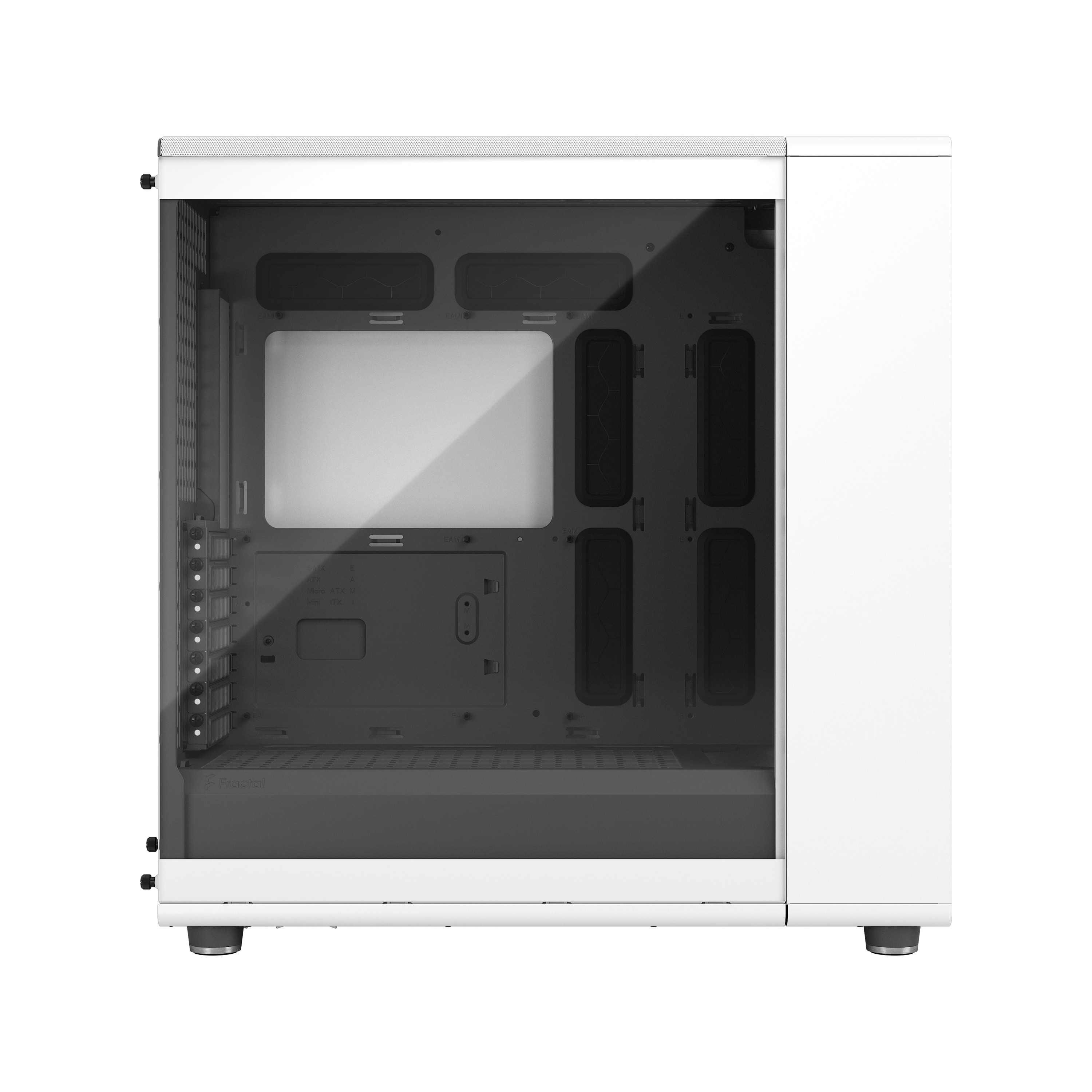 Fractal Design North XL Chalk White Gaming Gehäuse TG Clear Seitenfenster