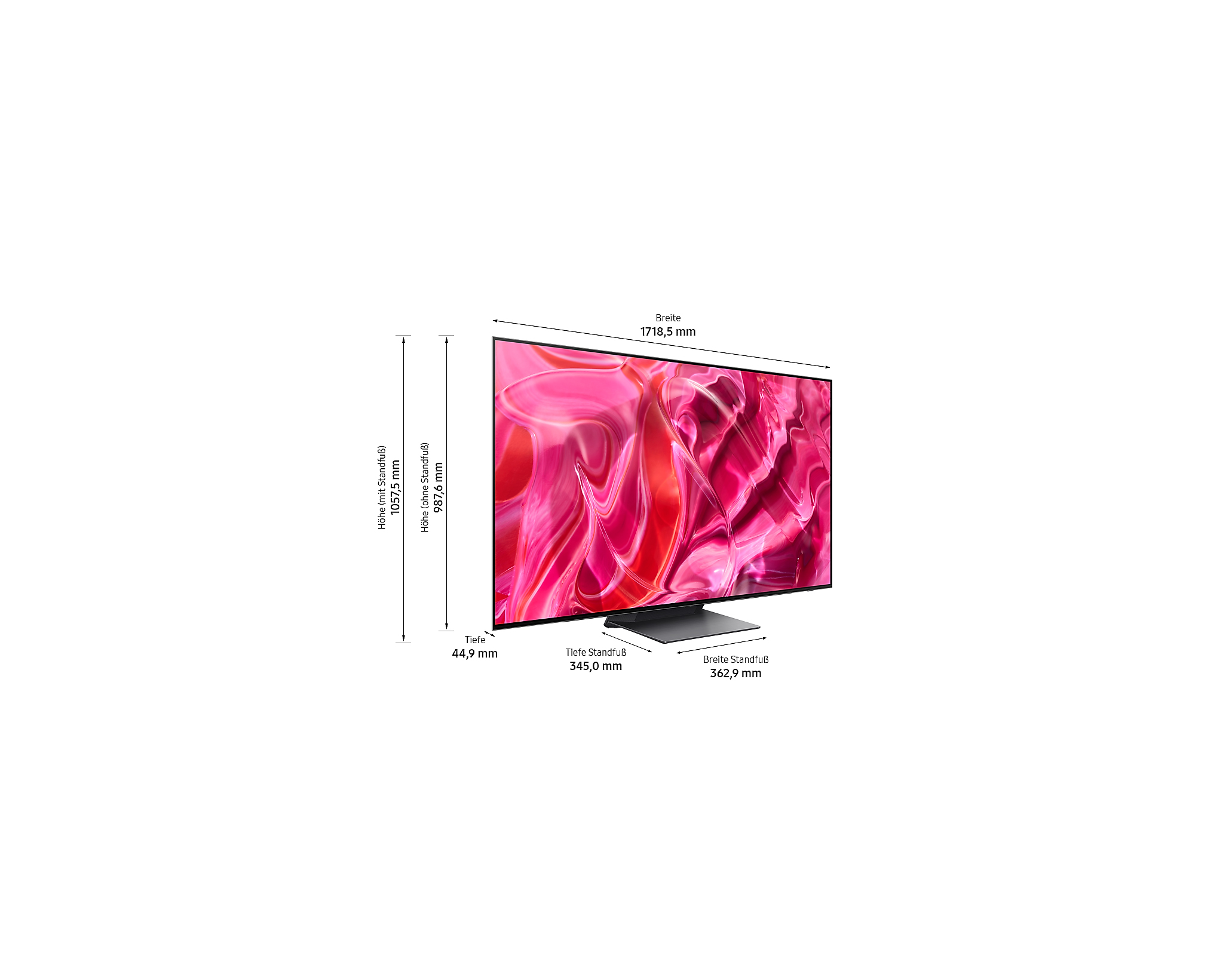 Samsung GQ77S92C 196cm 77" 4K QD-OLED 144Hz Smart TV Fernseher