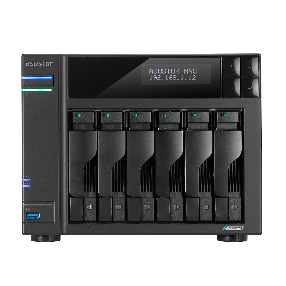 ASUSTOR AS6706T Gen2 Lockerstor 6 NAS System 6-bay