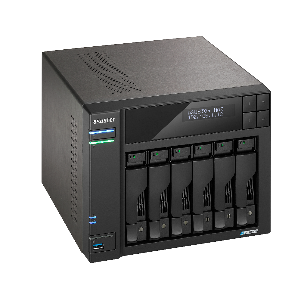 ASUSTOR AS6706T Gen2 Lockerstor 6 NAS System 6-bay