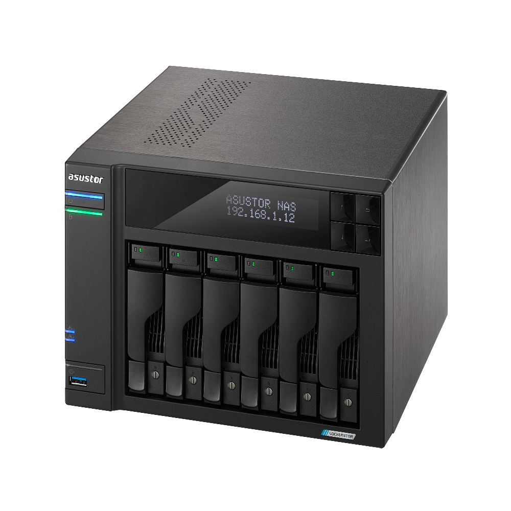 ASUSTOR AS6706T Gen2 Lockerstor 6 NAS System 6-bay