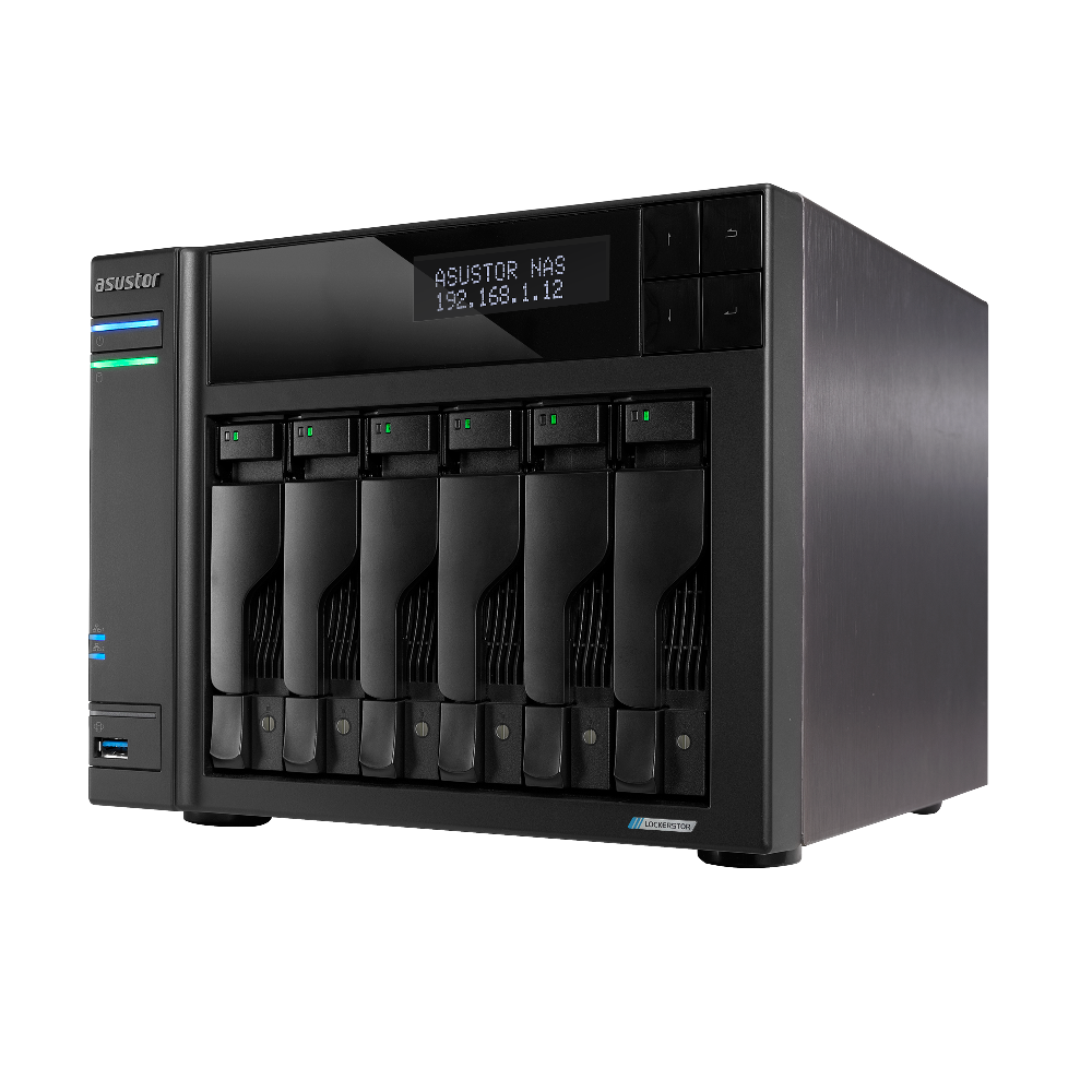 ASUSTOR AS6706T Gen2 Lockerstor 6 NAS System 6-bay