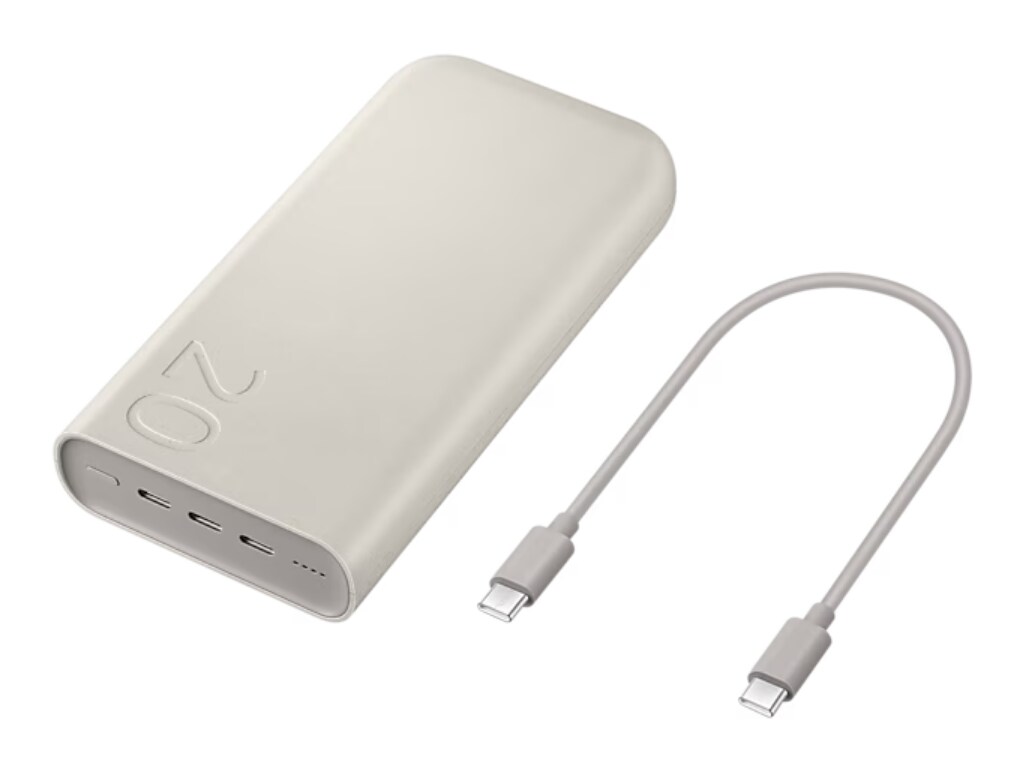 Samsung Powerbank 20.000 mAh 45 Watt, Beige