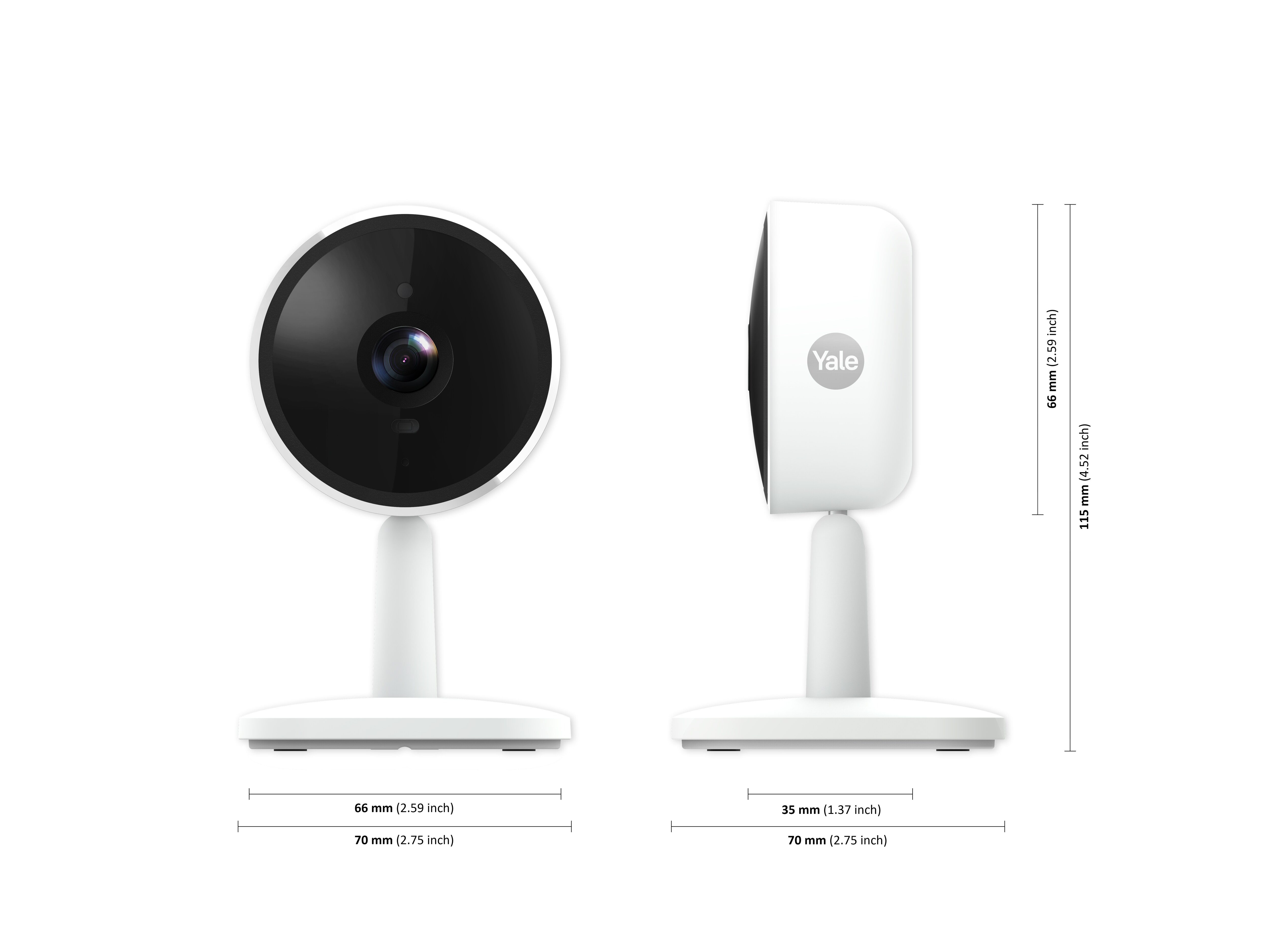 Yale Smart Indoor Camera - Intelligente WLAN Innen-Überwachungskamera