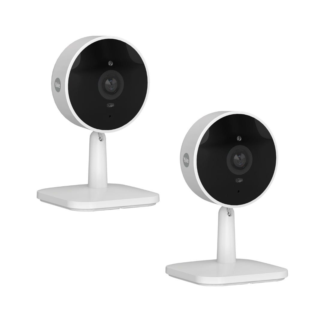 Yale Smart Indoor Camera - Intelligente WLAN Innen-Überwachungskamera • 2er Pack