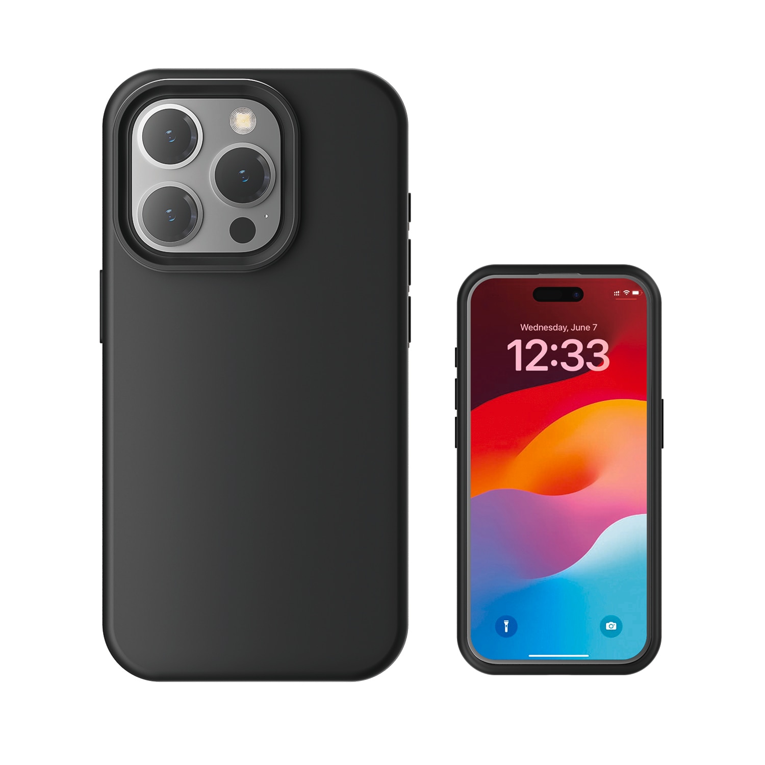 4Smarts Silikon Case für Apple iPhone 15 Pro Max