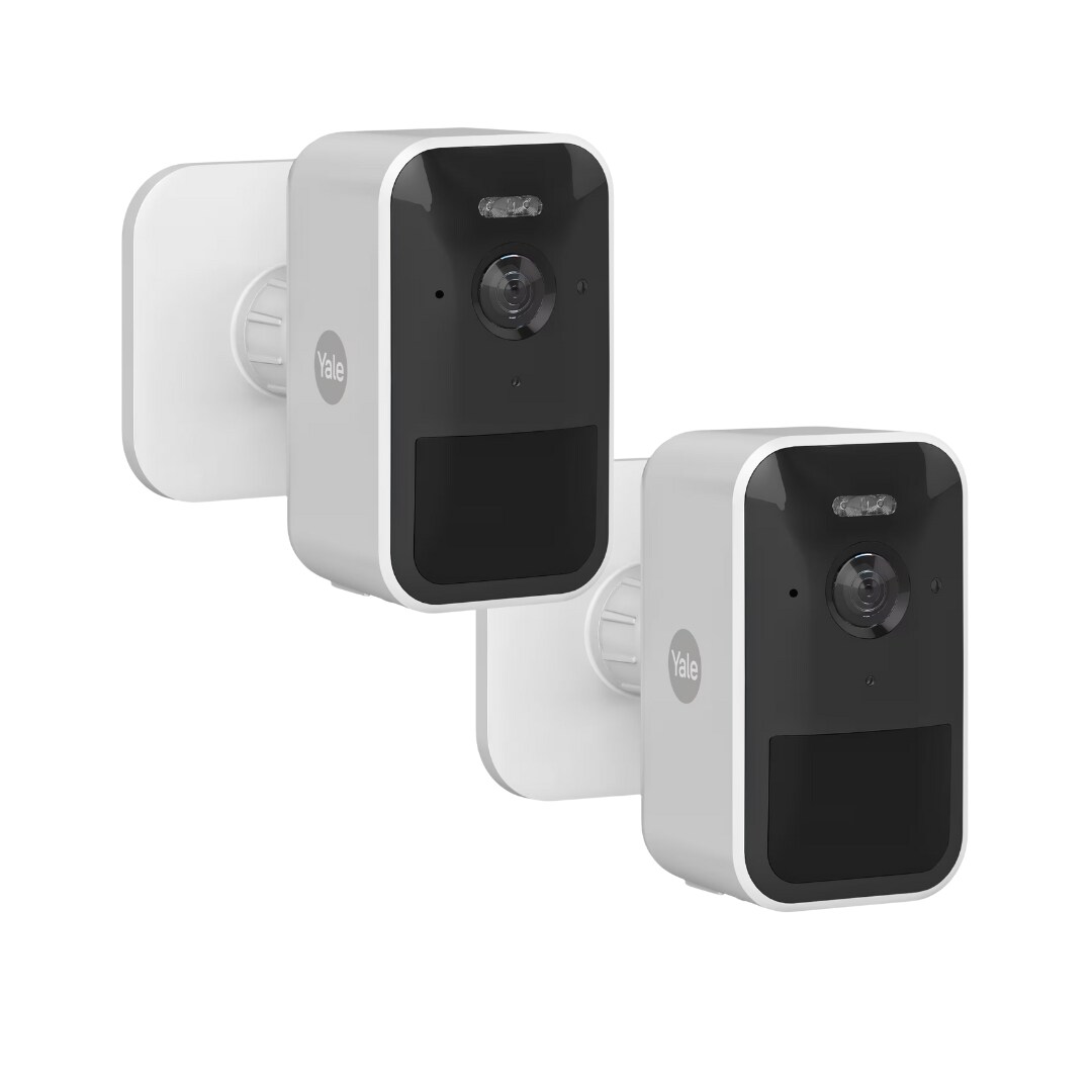 Yale Smart Outdoor Camera - Kabellose WLAN Außen-Überwachungskamera • 2er Pack