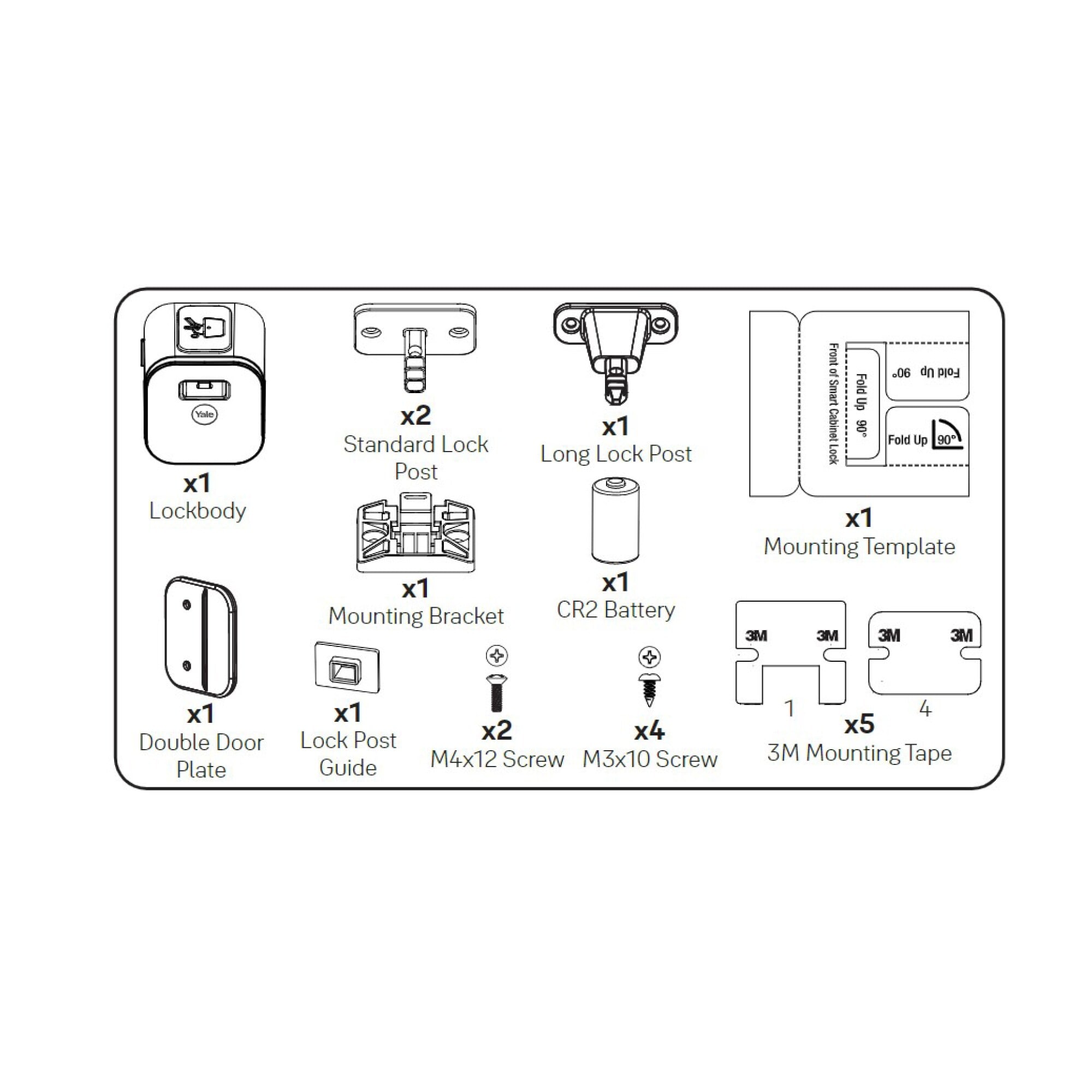 Yale Smart Cabinet Lock - Intelligentes Möbelschloss