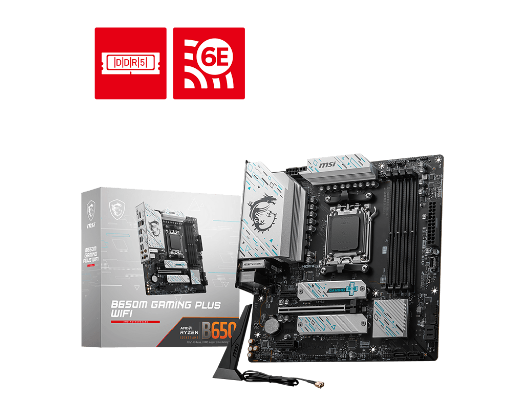 MSI B650M GAMING PLUS WIFI Mainboard Sockel AM5 mATX