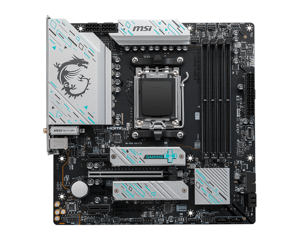 MSI B650M GAMING PLUS WIFI Mainboard Sockel AM5 mATX