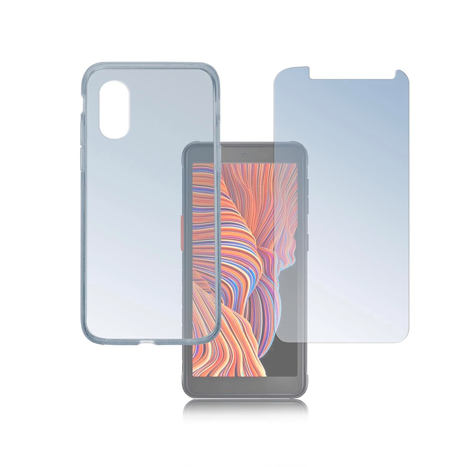 4smarts 360° Protection Set für Galaxy Xcover 5, transparent