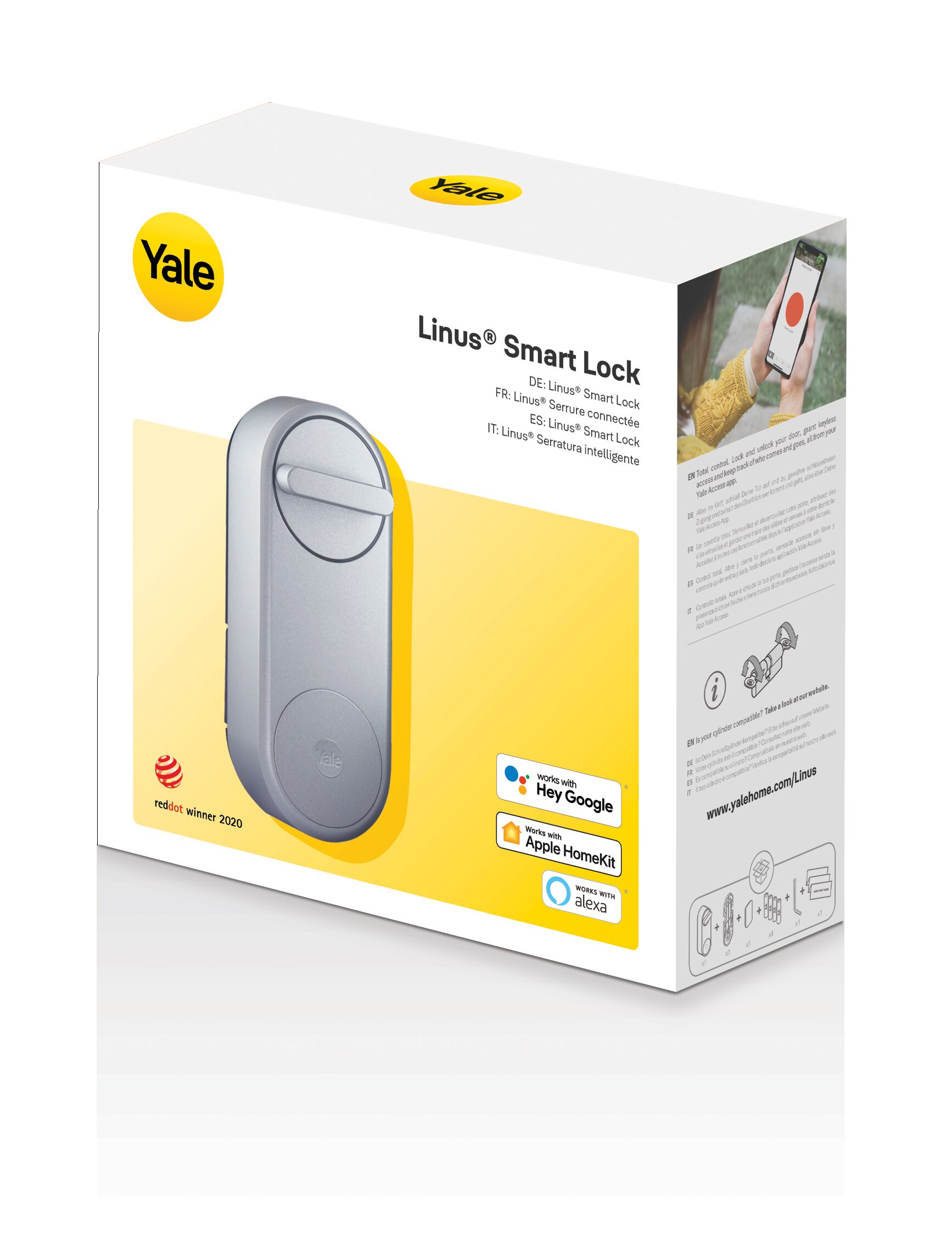 Yale Linus Smart Lock silber