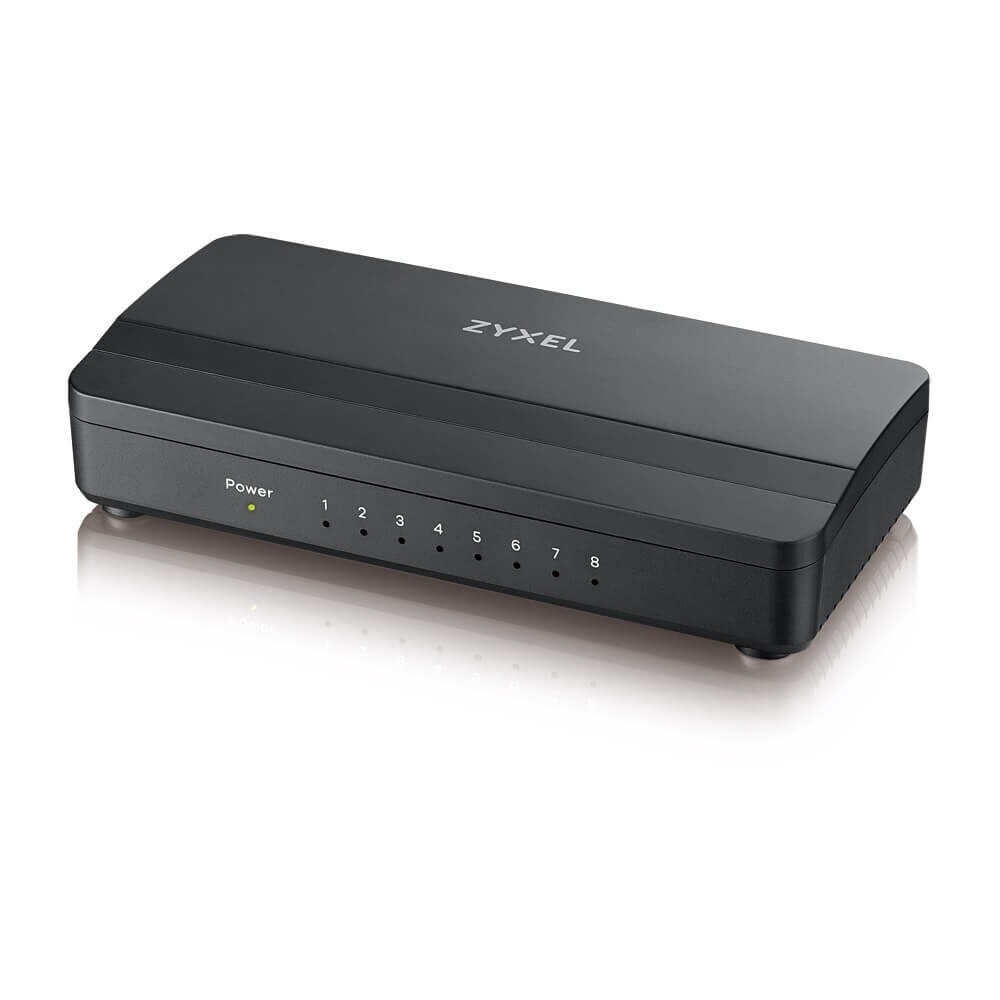 ZyXEL GS-108SV2 8-Port Desktop Gigabit Ethernet Media Switch