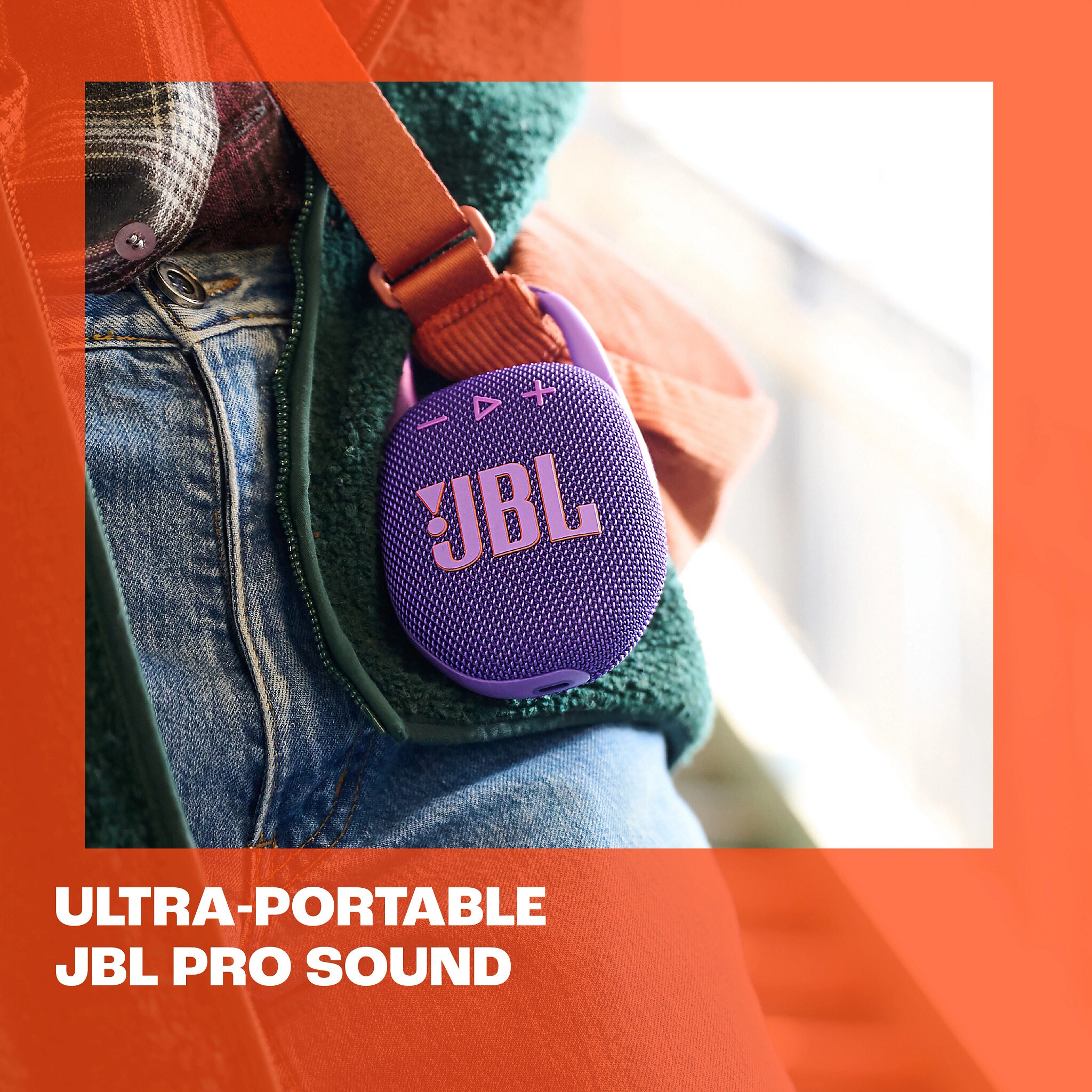 JBL Clip 4 black Tragbarer Bluetooth-Lautsprecher wasserdicht nach IP67